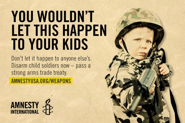 The issue about child soldiers