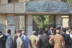 Egyptian polling place