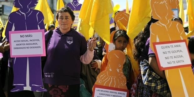 March to protest violence against women in Guatemala