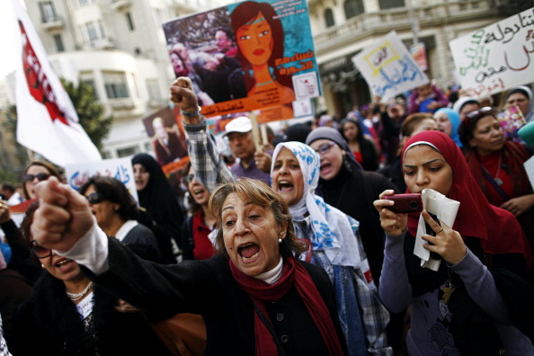Faced with a spike in sexual violence against female protesters, Egyptian women are overcoming stigma and recounting painful testimonies to force silent authorities and a reticent society to confront 'sexual terrorism' (Photo Credit: Mahmud Khaled/AFP/Getty Images).