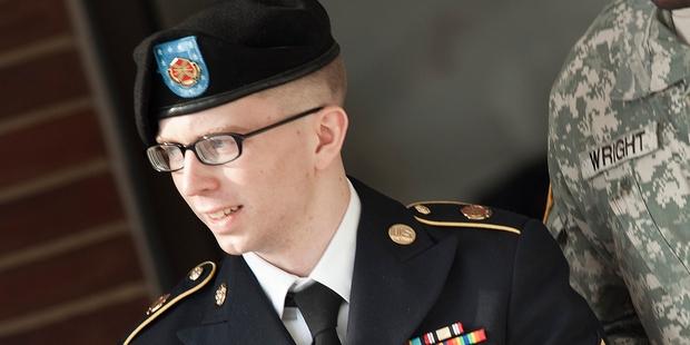 U.S. Pvt. Bradley Manning, 25, has lost his challenge against the charge of &quot;aiding the enemy&quot; (Photo Credit: Brendan Smialowski/AFP/Getty Images).