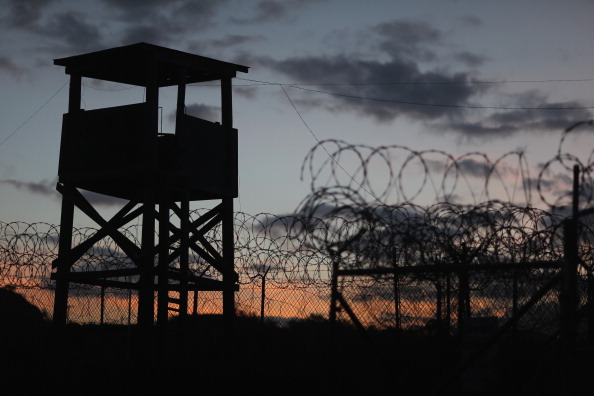 A watch tower is seen in the currently closed Camp X-Ray, which was the first detention facility to hold 'enemy combatants' at the U.S. Naval Station in Guantanamo Bay, Cuba  (Photo  Credit: Joe Raedle/Getty Images).