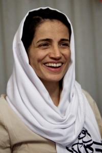 Iranian lawyer Nasrin Sotoudeh after being freed after three years in prison (Photo Credit: Behrouz Mehri/AFP/Getty Images).