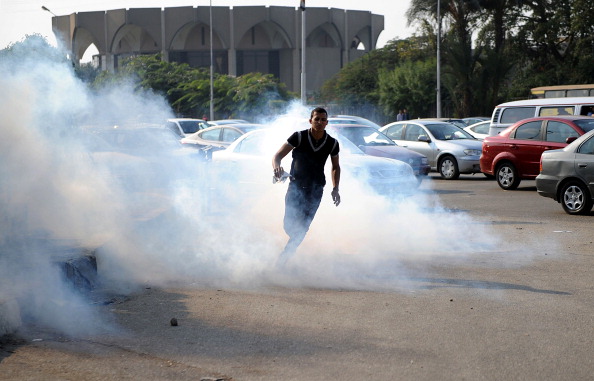 gyptian security forces have used tear gas to disperse protesters (Photo Credit: Muhammed Elshamy/Anadolu Agency/Getty Images).