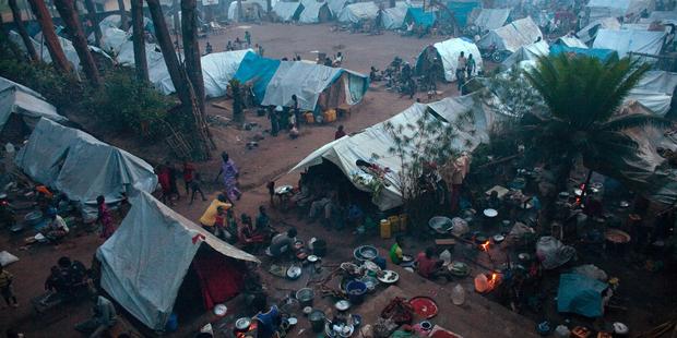 Tens of thousands of people have been displaced by the violence gripping Central African Republic (Photo Credit: Matthew Alexandre/AFP/GettyImages).