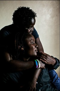 May and her partner in Nairobi, Kenya in April 2013 (Photo Credit: Pete Muller/Amnesty International).