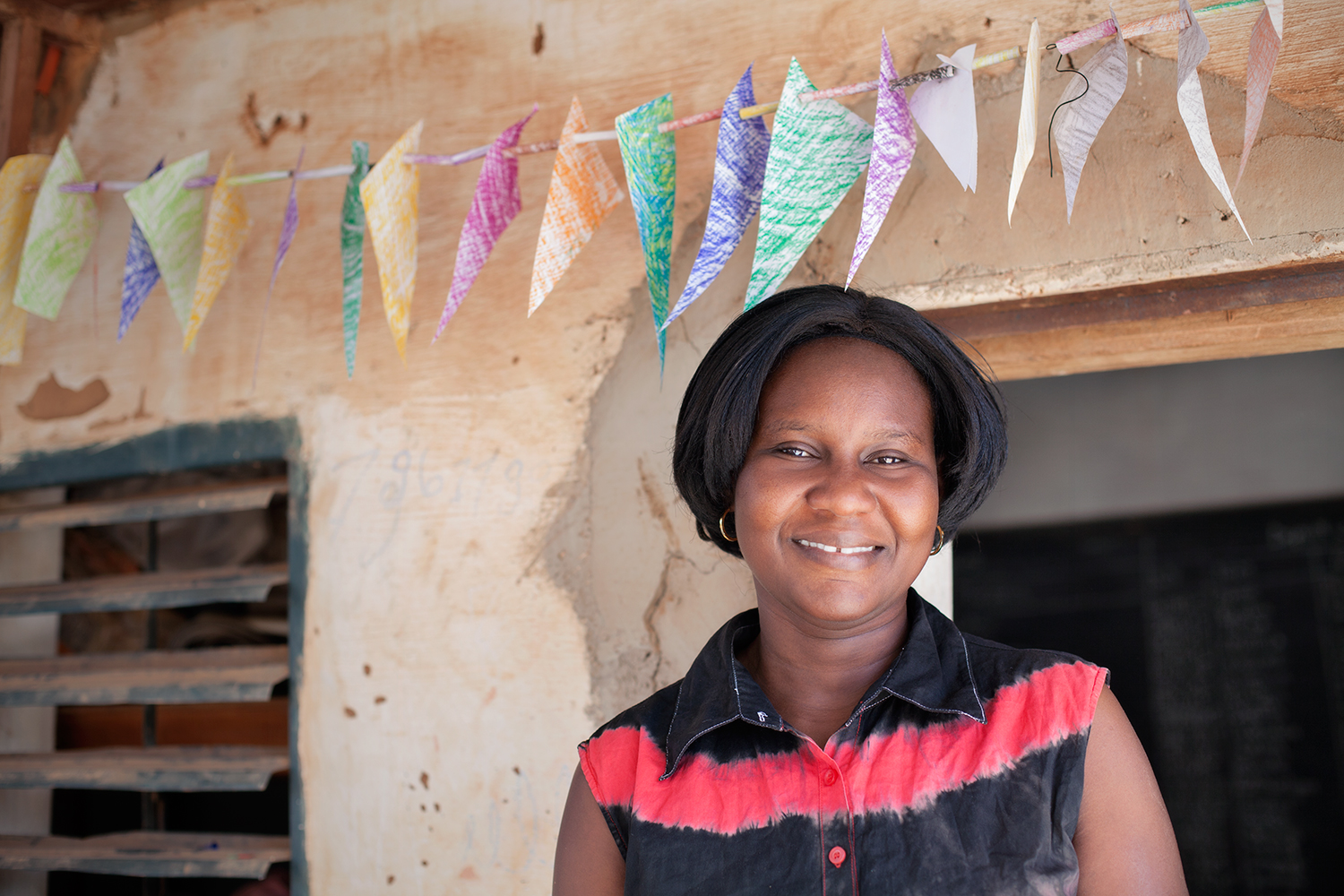 Martine Kabore works at the Pan Bila shelter for young girls who have experienced forced marriage, early pregnancy and sexual violence in Ouagadougou, Burkina Faso.