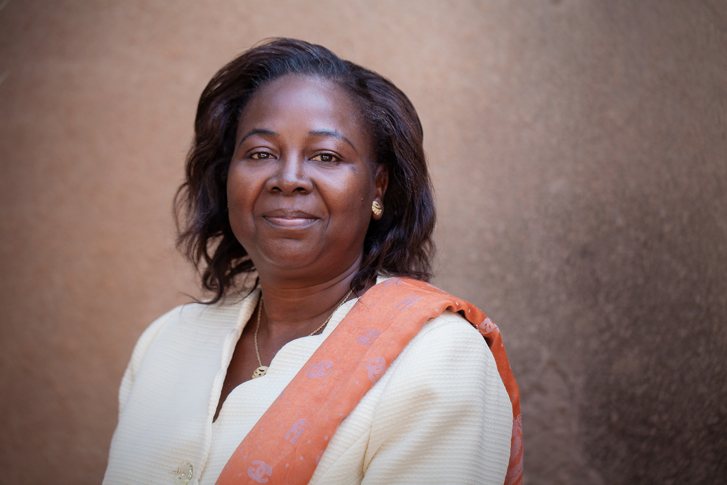 Hortence Lougué photographed by Leila Alaoui in Ouagadougou, Burkina Faso, on 12 January 2016, as part of the My Body My Rights campaign. Her organisation, Association d’appui et d’eveil PUGSADA, works on issues around gender-based violence, education and human rights. She works with young girls and women who have been forced into marriage, including at a very young age, and female genital mutilation. Her organisation currently has projects to support the education of girls who face early and forced marriage.