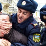 Policemen Man-handle Activist in Azerbaijan