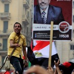 Muslim Brotherhood supporters in Egyptian elections