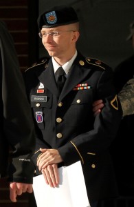 U.S. Army private first class Bradley Manning (Photo Credit: Alex Wong/Getty Images).